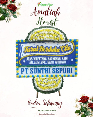 Papan Bunga Duka di Sidorejo Kidul